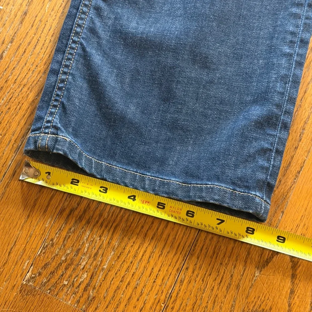 Banana Republic Mens Dark Straight Blue Jeans 32 Classic Denim Pants Y2K